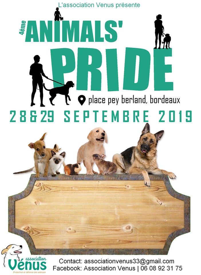 fondation brigitte bardot animal's pride bordeaux septembre 2019