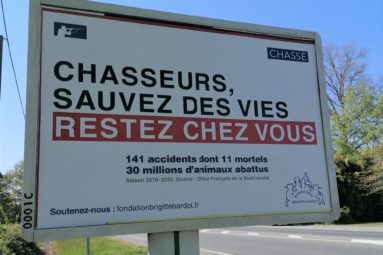 Campagne «Chasseurs, sauvez des vies, restez chez vous» : la Fédération Nationale des Chasseurs perd son procès contre la Fondation Brigitte Bardot !