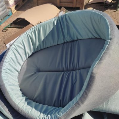 coussin gris